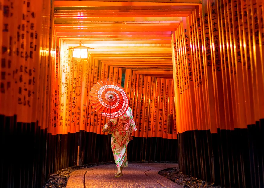 KYOTO - Fushimi Inari Shrine – Highlights of Japan 2026-27, Guiness Travel escorted tour