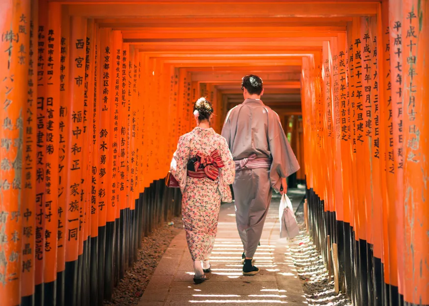 Kyoto, Fushimi Inari Shrine – Treasures of Japan 2026-27, Guiness Travel escorted tour