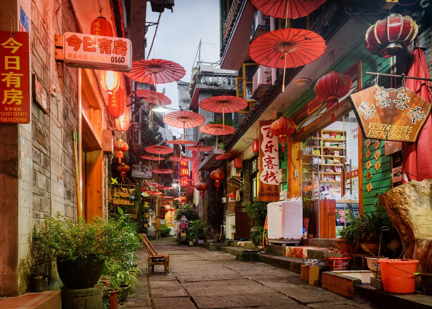 Typical Chinese alley – Wonders of China & Giant Pandas 2026-27, Guiness Travel escorted tour
