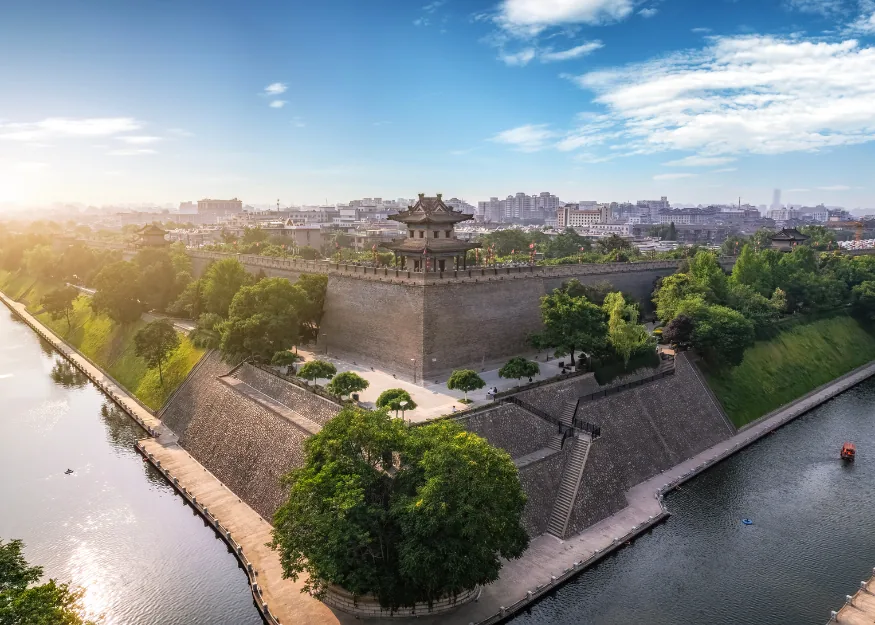 Xi'an, walls of the ancient city – Wonders of China & Giant Pandas 2026-27, Guiness Travel escorted tour