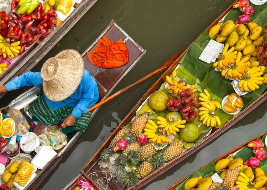 Floating Market, Damnoen Saduak – Tour of Thailand & Phuket 2026-27 "Prestige", Guiness Travel escorted tour
