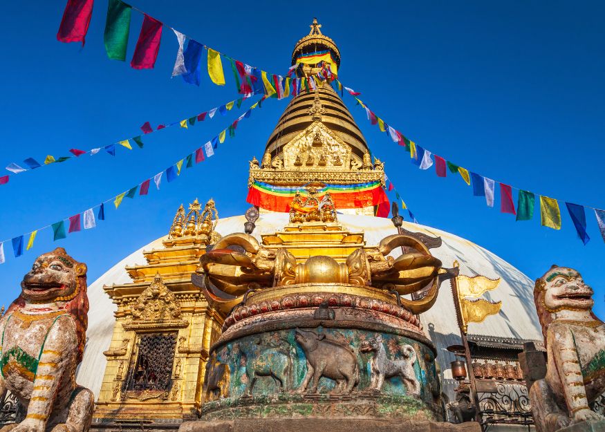 Swayambhunath Stupa – Grand Tour of Nepal 2026-27, Guiness Travel escorted tour