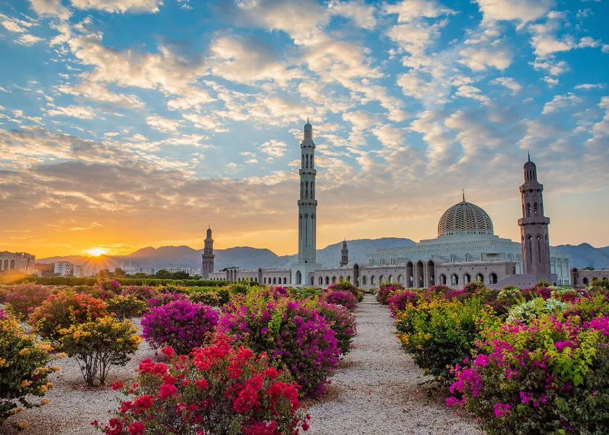 Muscat, Sultan Qaboos Grand Mosque – Grand Tour of Oman 2026-27, Guiness Travel escorted tour