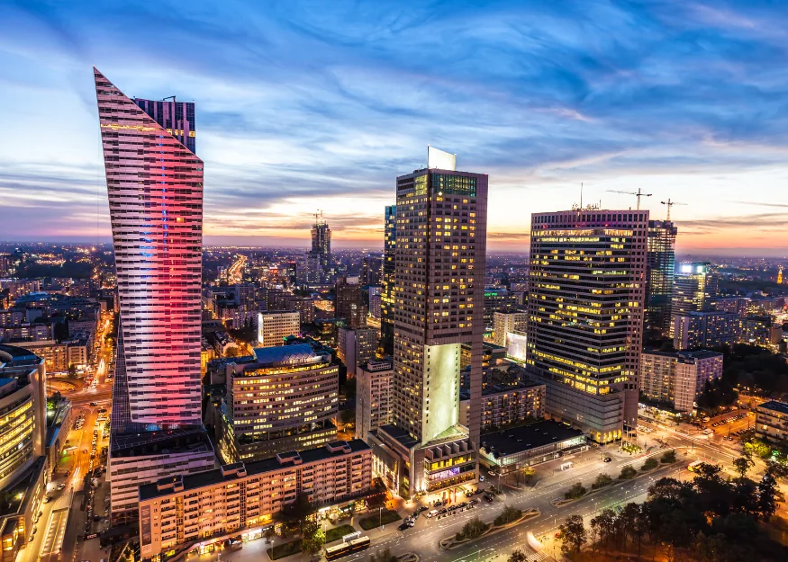 Warsaw, Skyline – Krakow & Warsaw 2026-27, Guiness Travel escorted tour