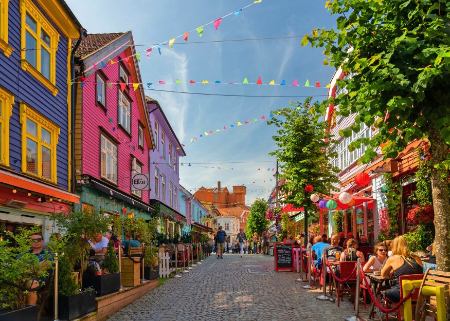 Stavanger, old town – The Magic of the Fjords 2026-27, Guiness Travel escorted tour