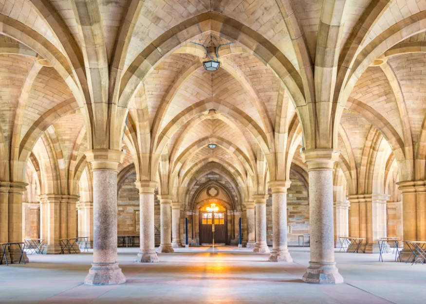 Glasgow, the University cloisters – Grand Tour of Scotland 2026-27, Guiness Travel escorted tour