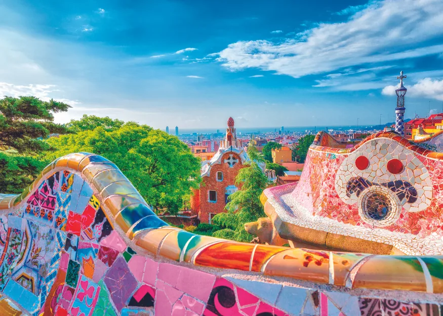 Barcelona, Park Güell – Grand Tour of Spain 2026-27, Guiness Travel escorted tour