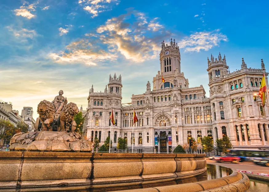 Madrid, Plaza de Cibeles – Madrid & the 7 UNESCO World Heritage Cities 2026-27, Guiness Travel escorted tour