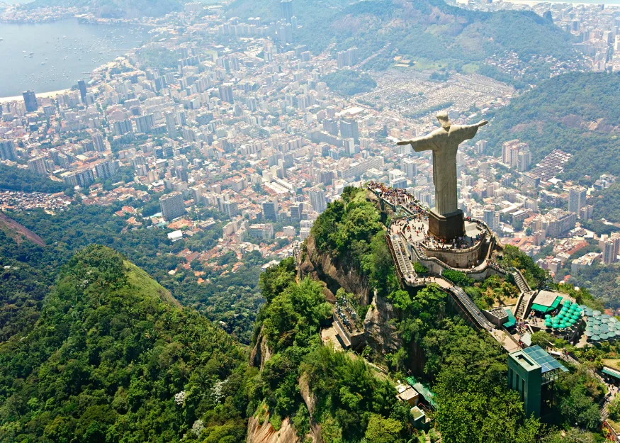 RIO DE JANEIRO - Aerial view – Uruguay - Argentina - Brazil 2026-27, Guiness Travel escorted tour