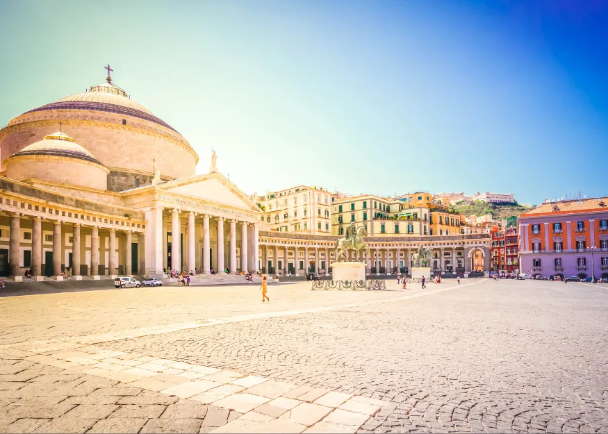 NAPLES - Piazza del Plebiscito – Grand Tour of Campania & the 5 Senses 2026-27, Guiness Travel escorted tour