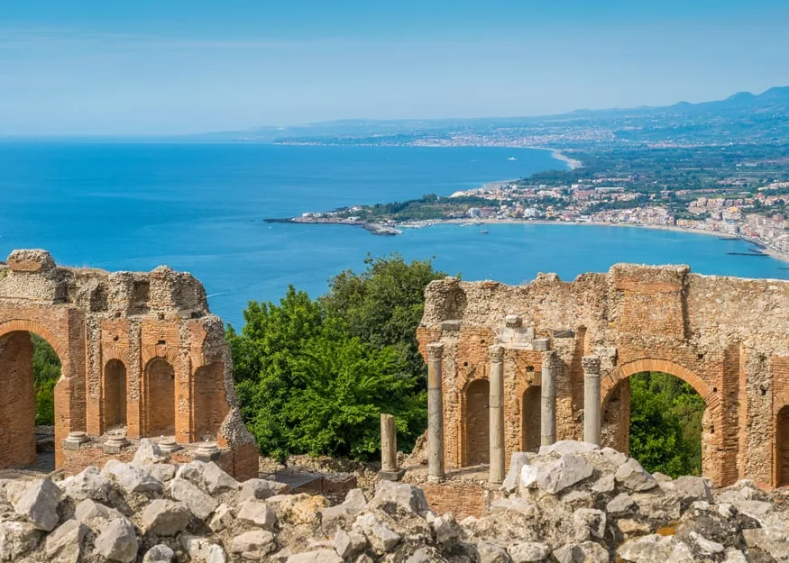 TAORMINA - Greek Theatre – Grand Tour Welcome to the South 2026-27 "Prestige", Guiness Travel escorted tour