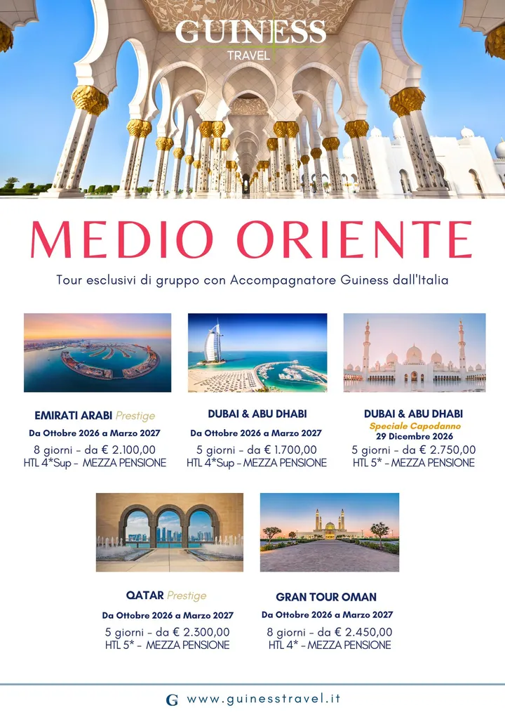 Medio Oriente - Arabia Saudita, Qatar, Emirati Arabi, Dubai, Abu Dhabi e Oman