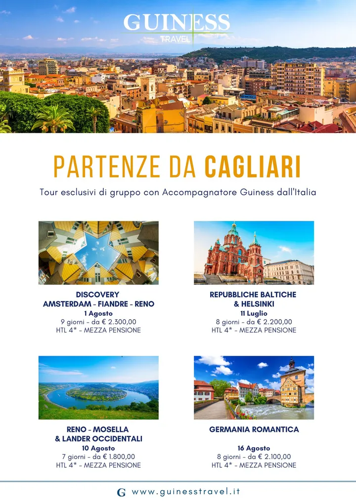 Departures from CAGLIARI