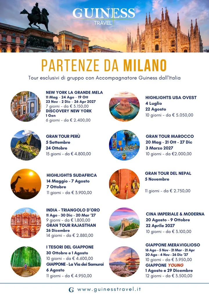 Departures from MILANO