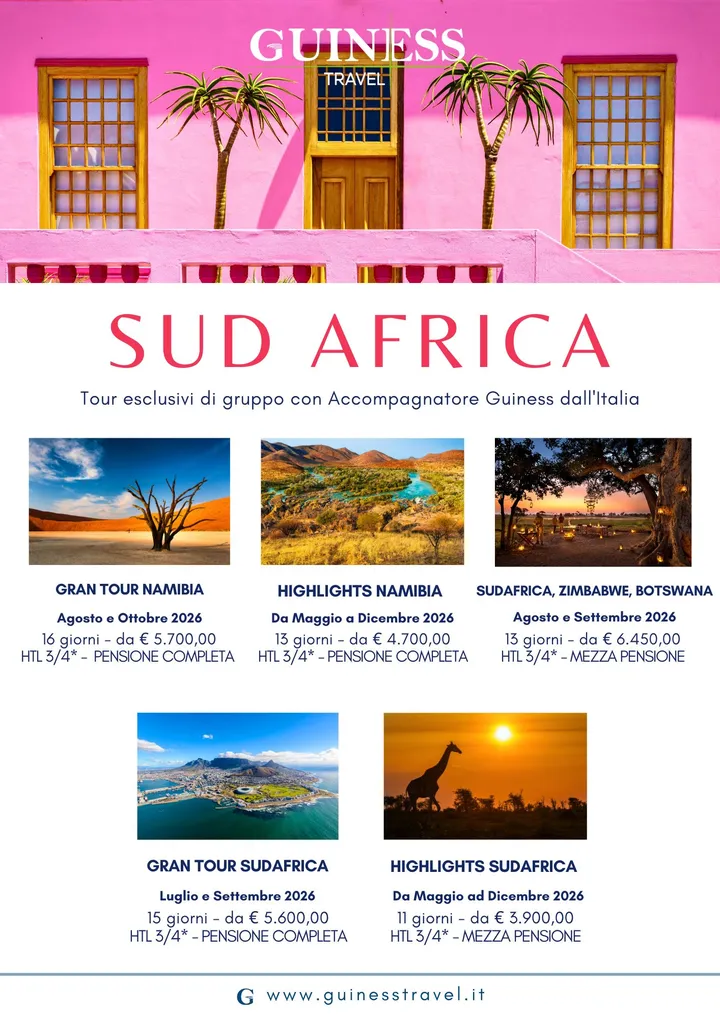 Sud Africa - Namibia, Zimbabwe, Botswana e Sudafrica