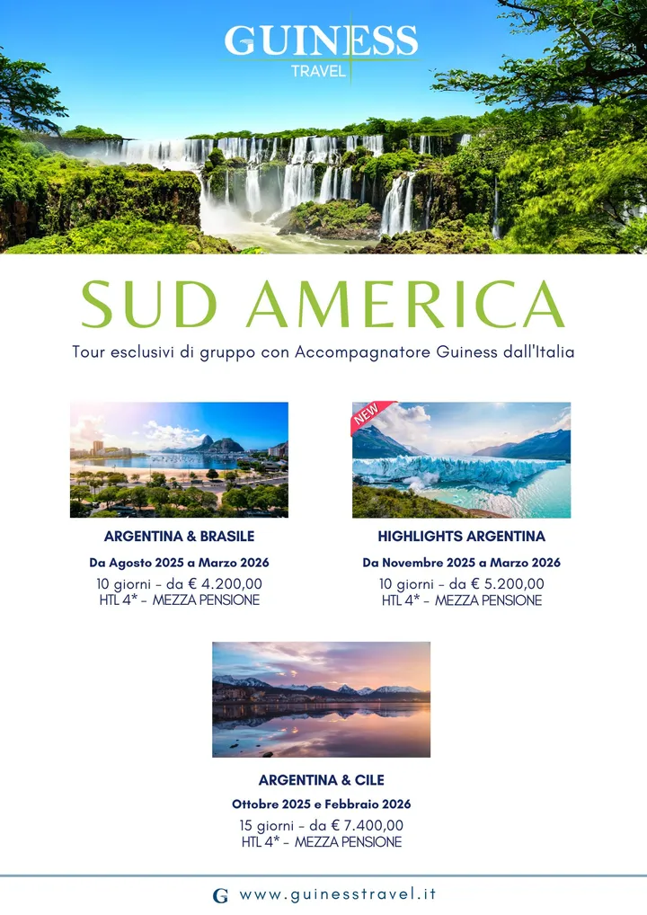 Sud America - Cile, Argentina e Brasile